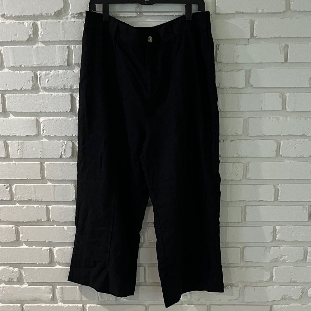 Joie Black Wide-Leg Pants